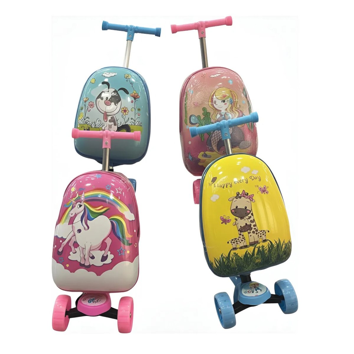 Patineta Scooter Maleta Plegable 3 Rueda